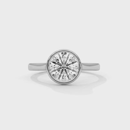 ELEVATED HALO SOLITAIRE RING